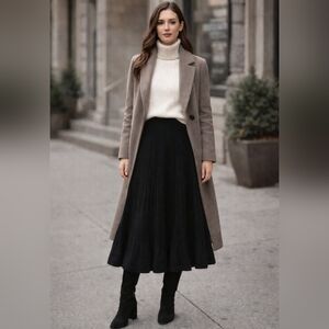 Black Knit Women's Skirt